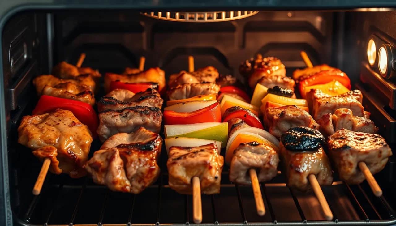 W jakiej temperaturze piec szaszłyki, aby uniknąć suchego mięsa?